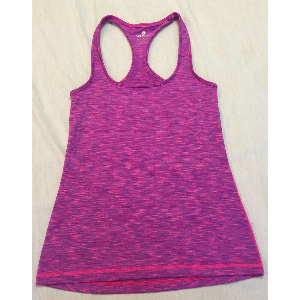 VELOCITY WOMENS RACERBACK SLEEVELESS TANK SHIRT SIZE M